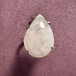 Vintage Moonstone Sterling Silver Ring